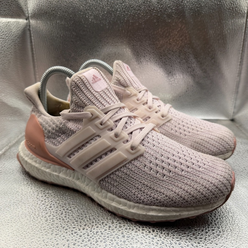 Size 6 Adidas UltraBoost 4.0 DNA Almost Athletic Sneaker Pink Womens GY0286 - Picture 1 of 11